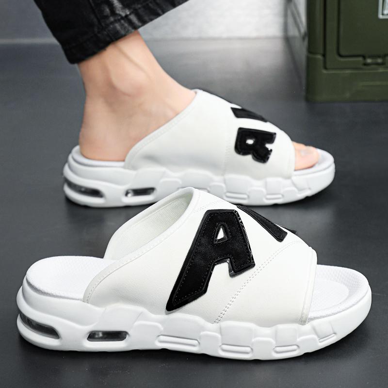 Fashion New Sale Men's Summer Fashion Slippers Mans Hard-wearing Slipper Beach Man Outdoor Sandals for Men Slip-on Designed Big Size 47