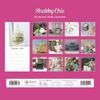 Red Robin 2026 Shabby Chic Monthly Wall Calendar | 12" x 24" Open | Premium Thick & Sturdy Paper | Hangable 12 Month Calendar | Lined Notes & To Do