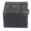 Vintage Wooden Box Retro Antique Decorative Treasure Chest Case Trinket Box with Lock for Storing
