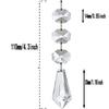 30-Piece DIY Acrylic Crystal Snowflake Ornaments for Christmas Trees and Weddings