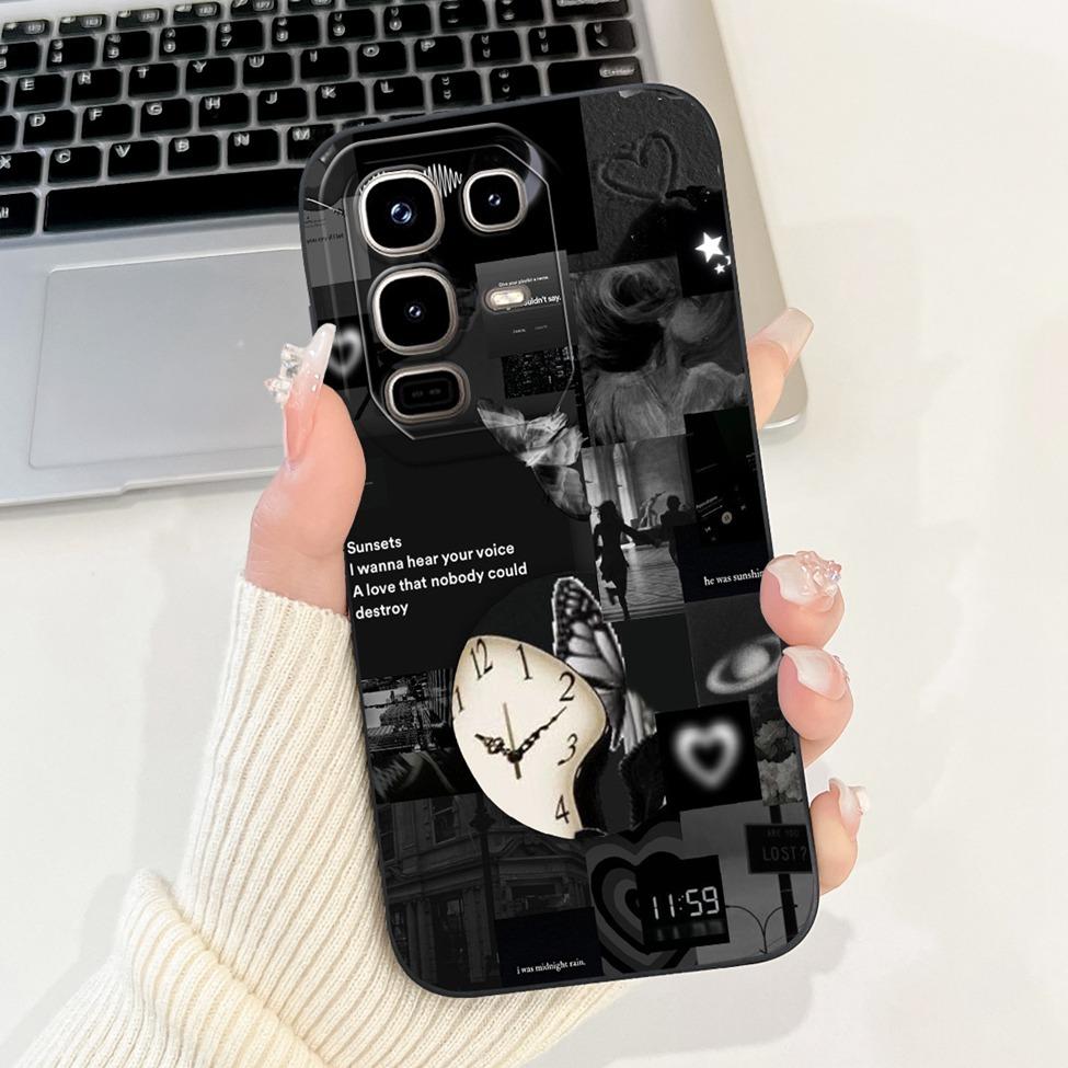 6.78" For Infinix Note 50s X6870 Back Cover For Infinix Note 50s Case Luxury Fashion Lover Cartoon Cool Painted Silicone Bumper