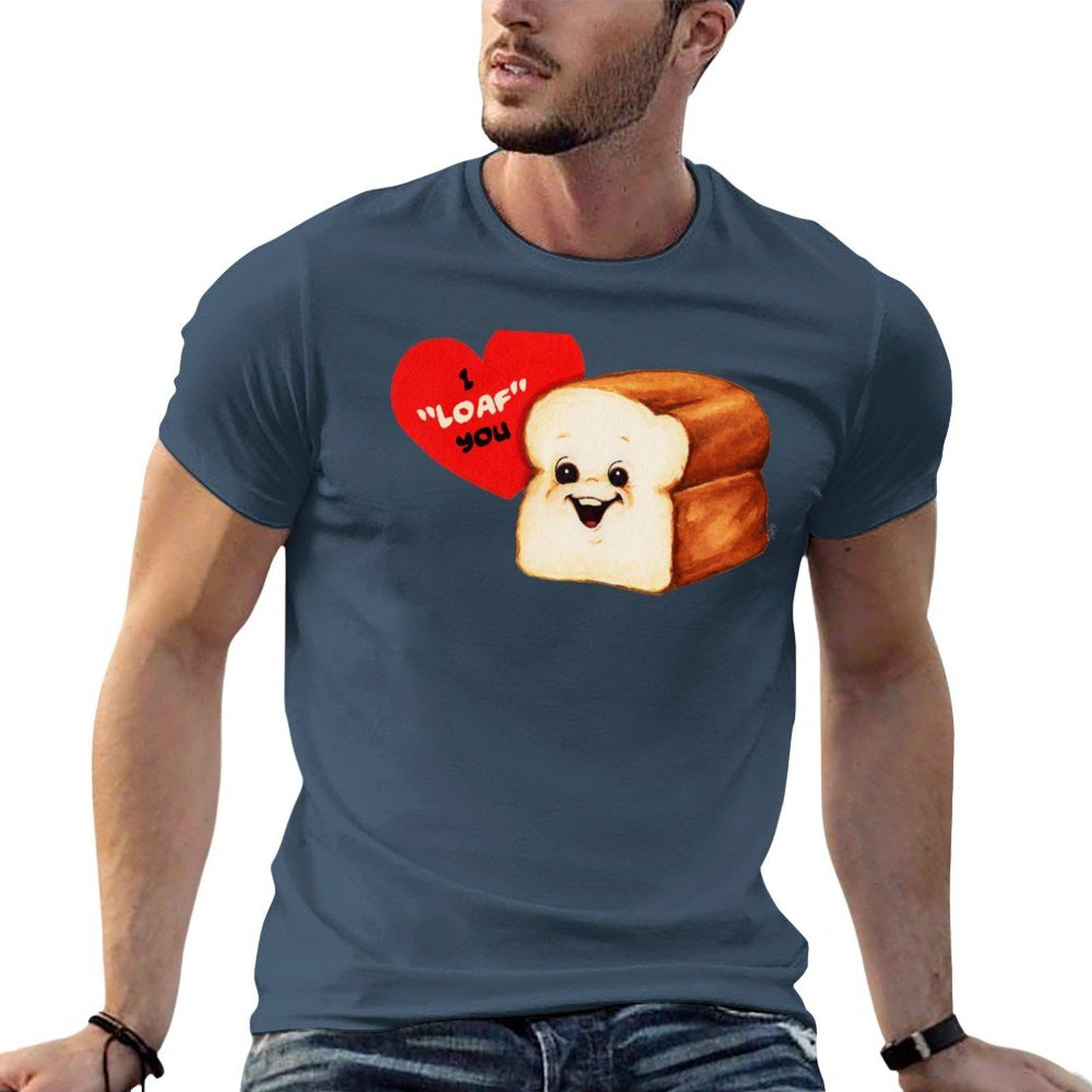 Bread Valentine Tshirt Modern Style Print Tshirt S