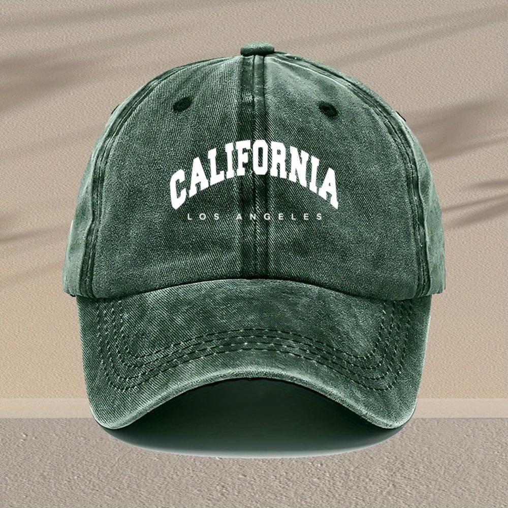 Fashion Letter Print MenS Washed Cap Casual MenS Baseball Cap Distressed MenS Hat Adjustable Ideal for Gifting DesignDr