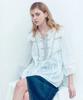Leogkibeulaendeu Boho Chic Tassel Blouse White