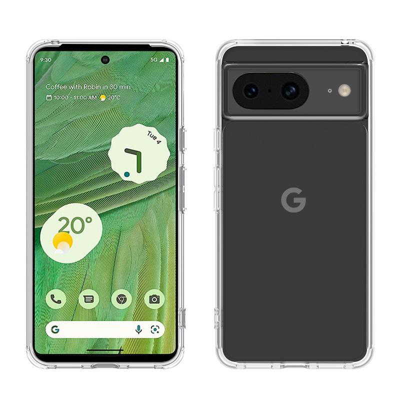 Applicable Pixel 11pro Mobile Phone Case Transparent Scratch-proof Two-in-one Google 10proxl Bayer Anti-yellow Hard Case