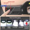 High Brightness LED Headlamp 90°Adjustable Job Site & Security Lighting 5 Modes Rechargeable Flashlight Wave Sensor Control