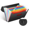 Document Folder A4 Compartment Folder File Organizer With Elastic Band And Locking Button Organizer Folder For Home Or Office Documents Papers