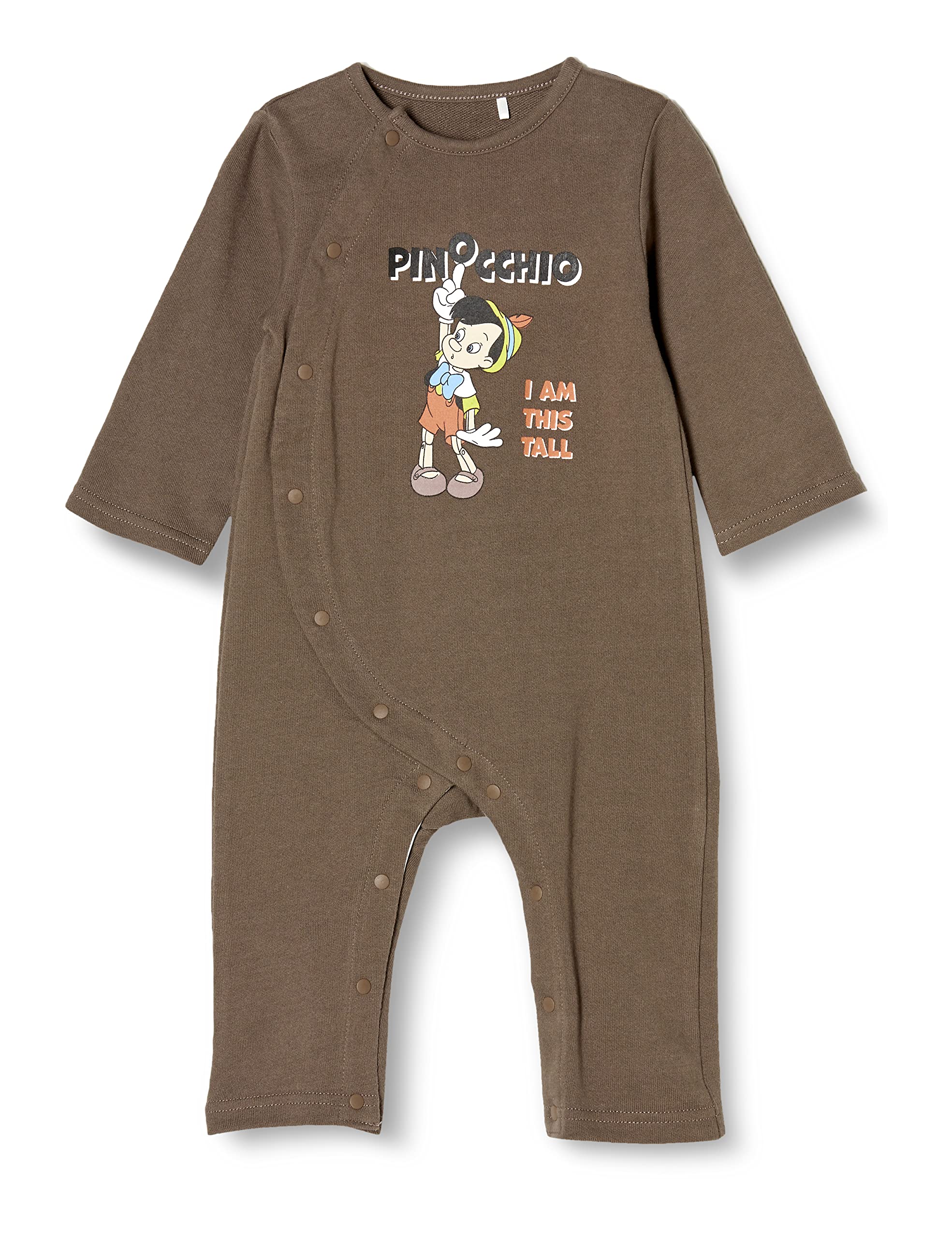 

Pinocchio Open Front Coverall Baby Clothes Boys Girls 215109623 Kogecha 70 [Disney] темно-коричневого