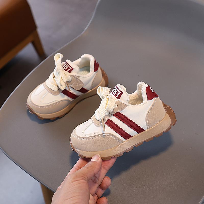 Children's fashion Forrest Gump shoes 2025 autumn new Korean version girls soft-soled running shoes boys casual sports shoes