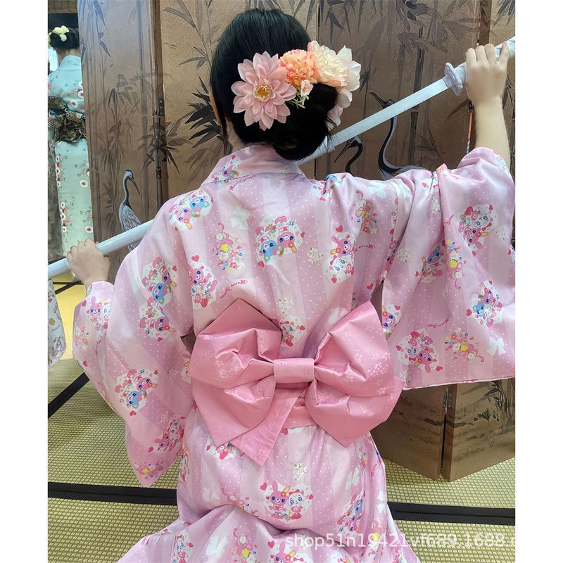 Set di Abbigliamento Fotografico Kimono e Yukata Giapponesi Retrò