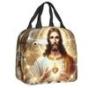 Custom Jesus Meme I Saw That Lunch Bag Men Women Cooler Warm Insulated Lunch Box for Children School