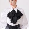 Adjustable Multi Layer Flouncing Detachable Collar For Blouses Dresses Gothic Fashion Accessory In White