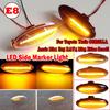 1 Pair LED Car Dynamic Side Marker Blinker Light For Toyota Yaris Mk2 COROLLA Auris Mk1 E15 RAV4 Mk3 Scroll Turn Signal LampTurn Signal 2