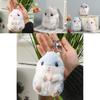 Charming Hamster Plush Keychain Cartoon Figure Soft Toy Perfect For Gifts
