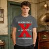 Generation X Gegründet 1979 Rotes X T-Shirt Strand Vintage T-Shirts Reine Baumwolle Beliebtes T-Shirt Für Unisex Lässige Oberteile