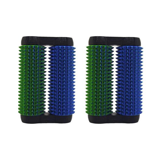 2Pcs 3D Printed Spiky Roller Fidget Toy Anxiety Stress Relief Kids Teens Adults Handheld Bumpy Rolling Massage Stick Portable