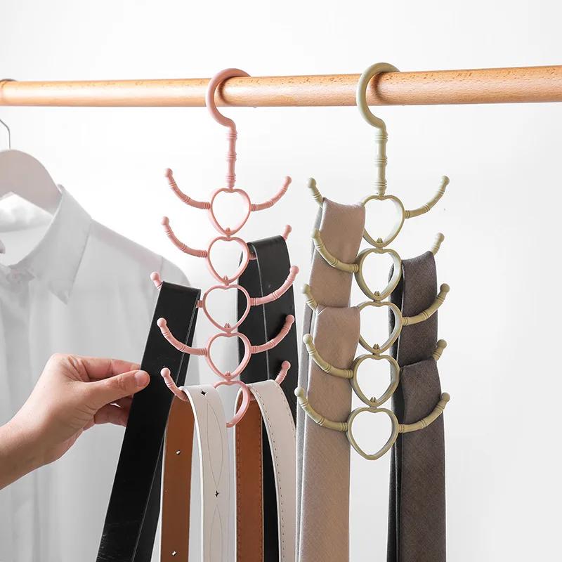 3Pcs Multi-Purpose Hook Hanger Rotatable 10-Claw Hanger Scarves Hat Bag Coat Plastic Durable Hook Hanger Shoe Hook Shoe Belts