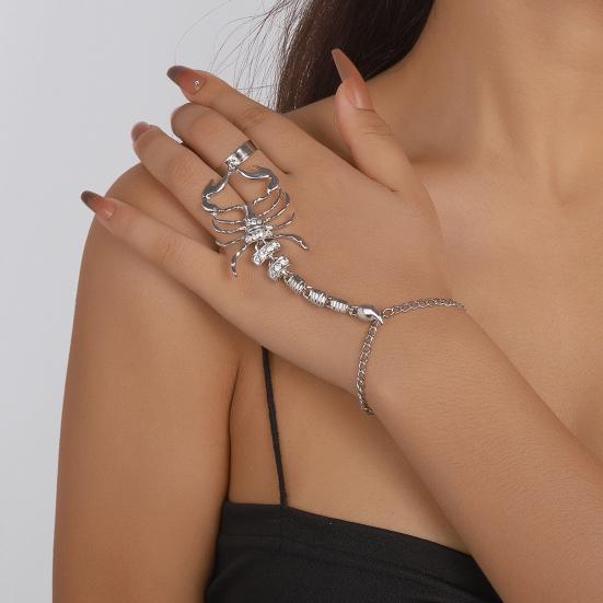 Fashionable Women Wristlet Faux Zircon Inlaid Accessories Ornamental