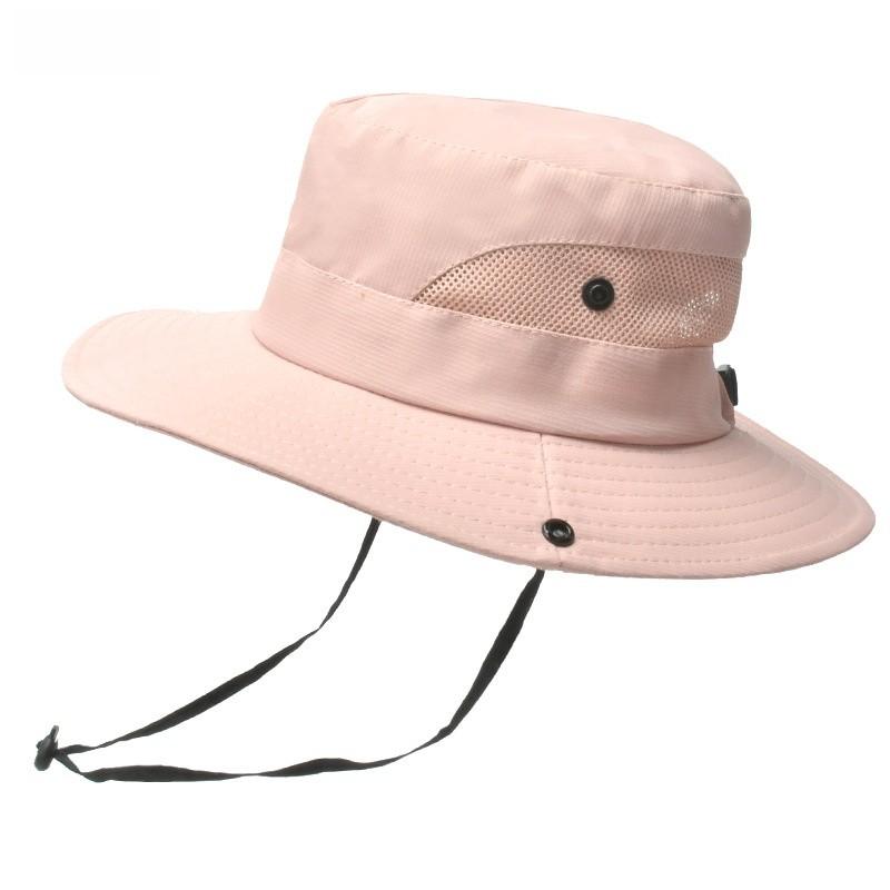 Summer Outing Hat For Women With Large Brim Sun Protection And Breathable Polyester Fabric