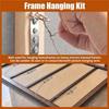 AT19-For Heavy Duty For Frames Picture Hanging Hooksd Hooks- 50Pcs D Ring Hangers For Mirrors, Canvas Art,Wall Mount