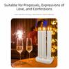 Remote Controlled LED Taper Candles Real Waxy Texture Timer Function 3D Flame Flickering Candles with Charging Station