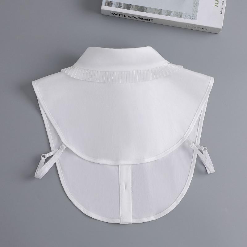 Perfect Match Sweet Bowknots Lapel False Collar For Women Faux Col Half Shirt Blouse Fake Collars Sweater Shirt Detachable Collars Accessories