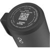 Glass "Ocean Bottle" 350 ml insulated travel mug Obsidian black