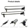 2Pcs Telescopic Clothes Rods Retractable Pull-Out Hanger For Clothes Retractable Top Mount Wardrobe Rail Coat Racks Closet Rod