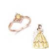 Clear Crystal Wedding Rings for Women Luxury Vintage Engagement Bridal Women Finger Ringen Aestethic Elegant Jewelry Gift