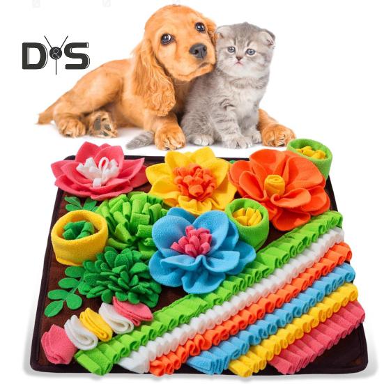 Dog Snuffle Mat Interactive Dog Puzzle Toy Dog Slow Feeder Treat Mat Dog Feeding Pad Licking Mat Pet Snuffling Mat