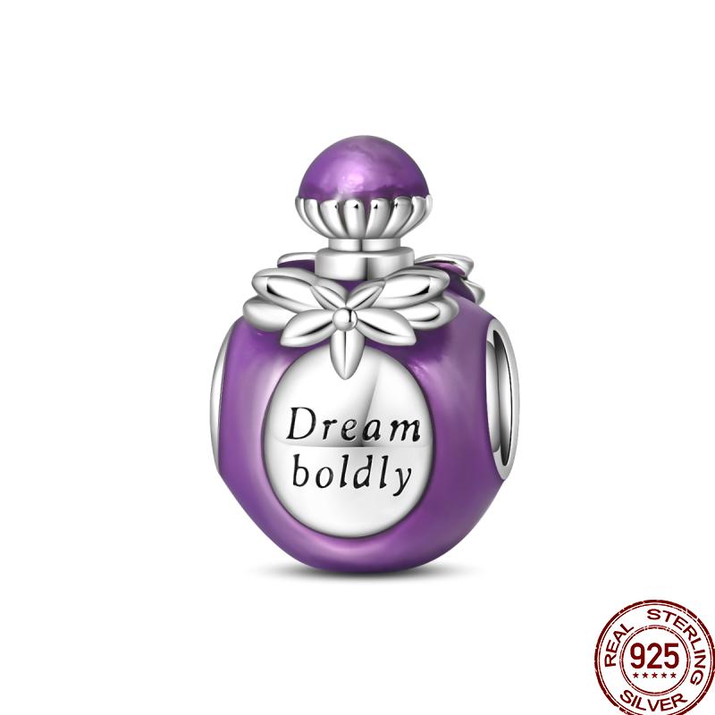 Copper Colorful Beads Youth Multi Series Shiny Inlaid Zircon Pendant Suitable For Pan Original Jewelry Gift