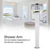 Square Stainless Steel Top Shower Arm Pipe Wall Mount for Bathroom Ceiling Shower Head