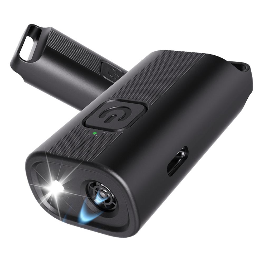 

Ultrasonic Dog Bark Deterrent Device with LED Flashlight Rechargeable Pet Dog Repeller Dog Chaser for Small/Medium/Large Dogs чорний