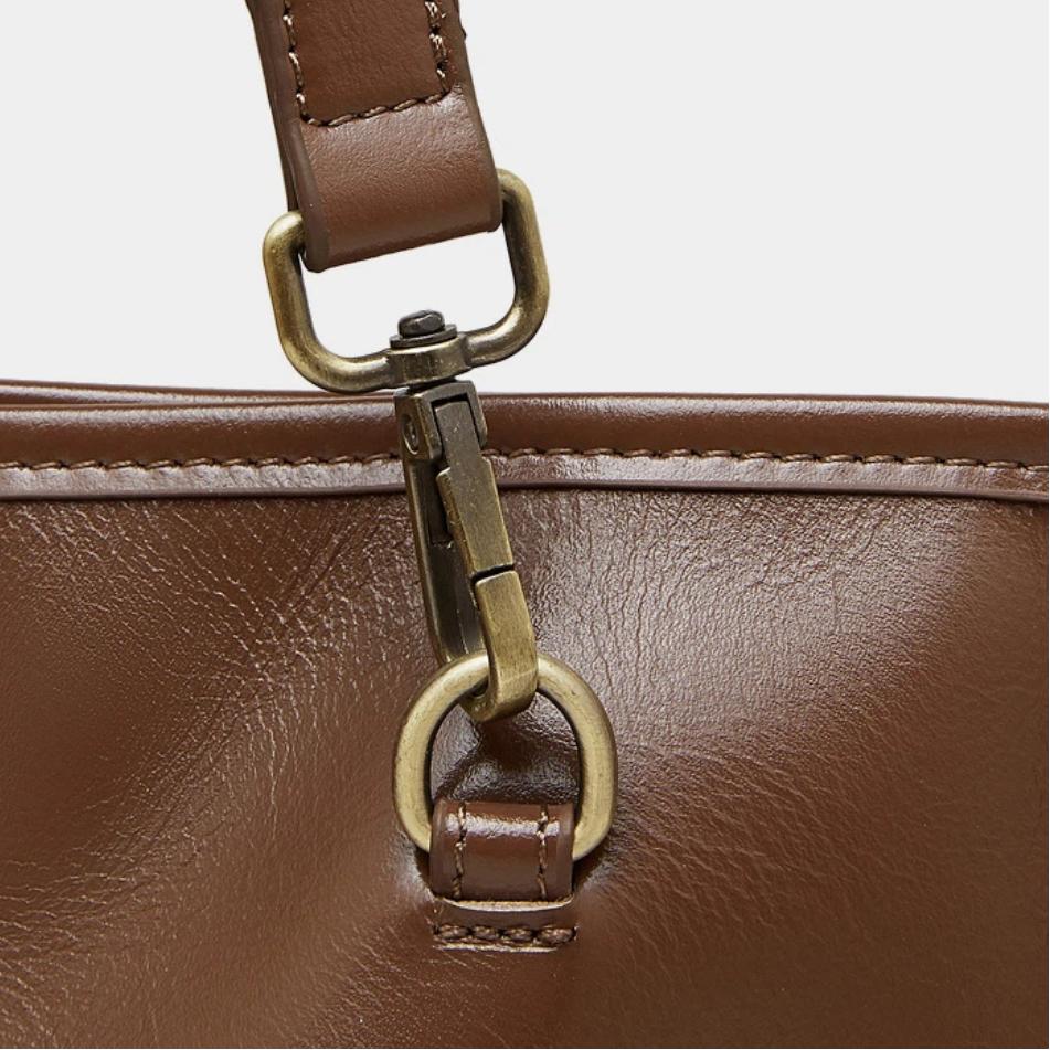Large Tote Bag for Women Genuine Leather Handbag Commuter Shoulder Crossbody Bag Ladies Messenger Bags