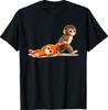 Retro Niedlicher Affe Schlag Letztendlich Muss Ich Mutig Sein Virales T-Shirt
