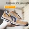 New Labor Protection Shoes Summer Breathable Steel Toe Cap with Steel Plate Construction Site Safety Shoes