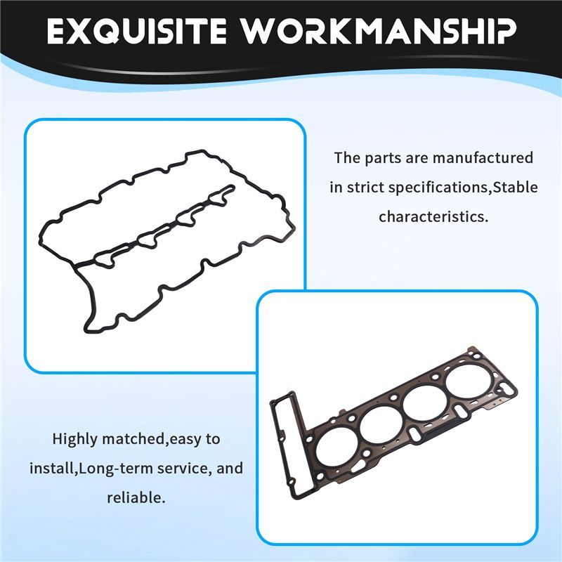 Complete Engine Overhaul Gasket Kit 6640100001/6640160000 Fit Ssangyong Actyon Kyron Rexton 2.0 D20DT Direct Replacement