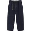 Men's Buckle Elastic Mid-Waist Tapered Jeans
