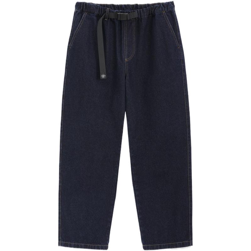 Gap Men's Buckle Elastic Mid-Waist Tapered Jeans