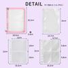 Trading Card File A5 21 Sheets 120 Perfect for Fan Sticker Photo 1 Pocket On Both The Place B 6-Hole Refill, (Holds Cards), Activities, Album, Album,