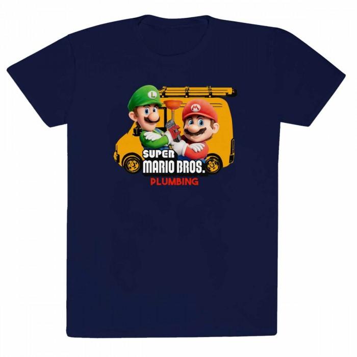 

Super Mario Bros Unisex Adult Plumbing T-Shirt S