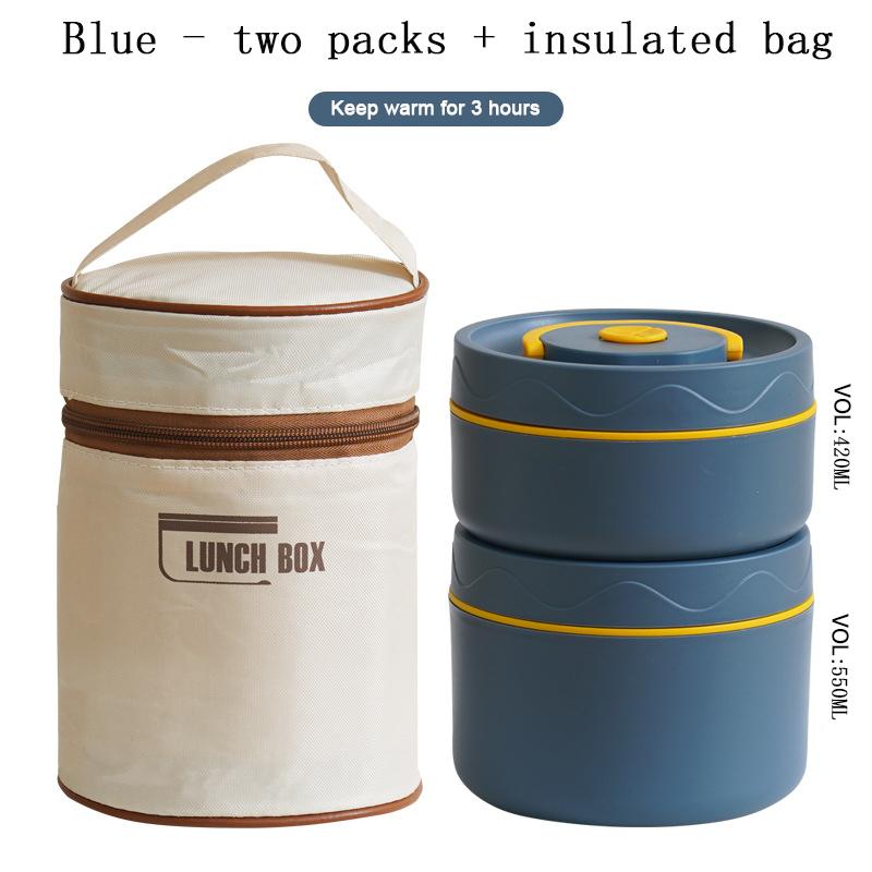 New Thermal Lunch Box Portable Japanese Style Bento Box Lunchbox Leakproof Food Container Microwave Oven Dinnerware for Students