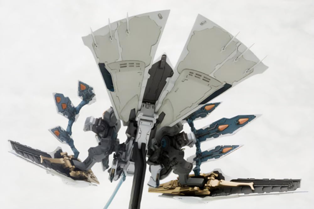 Kotobukiya Ikaruga Hitekkai Silver Chicken Scale Plastic Approximately 155mm Long [White], 1/144 Model,
