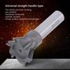 Dovetail Cutter Dovetail Cutter Quenching Cemented Carbide 6 Blades Straight Shank Milling Tool for Stainless Steel Milling Tool
