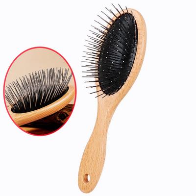 Dog Comb Solid Wood Dogs Combs Massage Dogs Brush Pet Hair Remover Dog Grooming Brush Comgortable Cat Hair Comb Pet Products