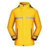 Reflective Fleece-Lined Windproof Rainproof Workwear Jacket with Custom Logo