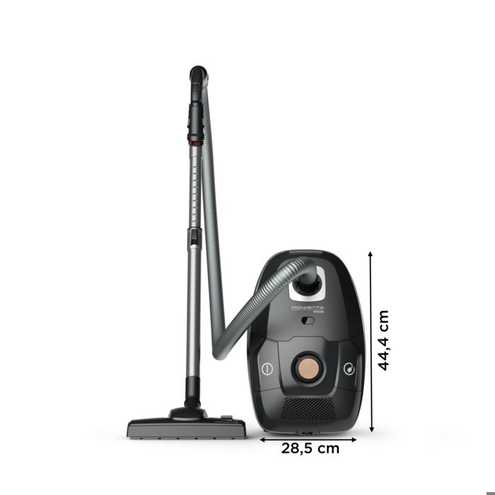 Rowenta Aspirateur avec sac, Moteur ultra basse consommation, Eco-conçu, Ultra-silencieux, Haute filtration RO6189EA