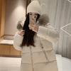 Popular mA Version Goose Down Jacket Autumn and Winter Fox Fur Collar Women's Slim-fit Warm Jacket