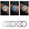 1PC Automobiles Start Switch Button Decoration Circle With Diamond Rhinestone Ring Button Sticker Car Interior Accessories