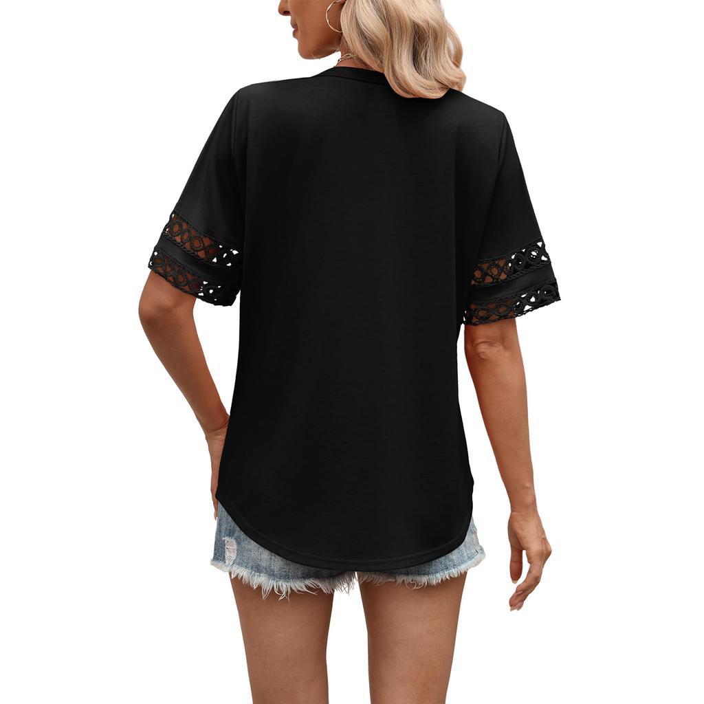Women's Fashion Casual V-Neck T-Shirt Top